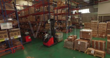 倉庫貨運航拍運輸產品包裝_4096X2160_高清視頻素材下載(編號:1870521)_實拍視頻
